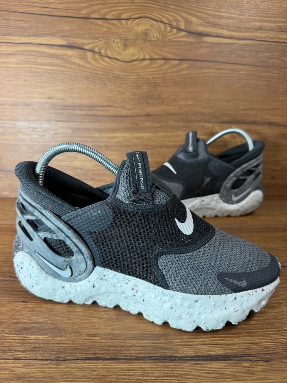 Nike Glide FLYEASE ‘Mercury Grey’ Slip-On Athletic Sneakers Shoes Men’s Size 7.5